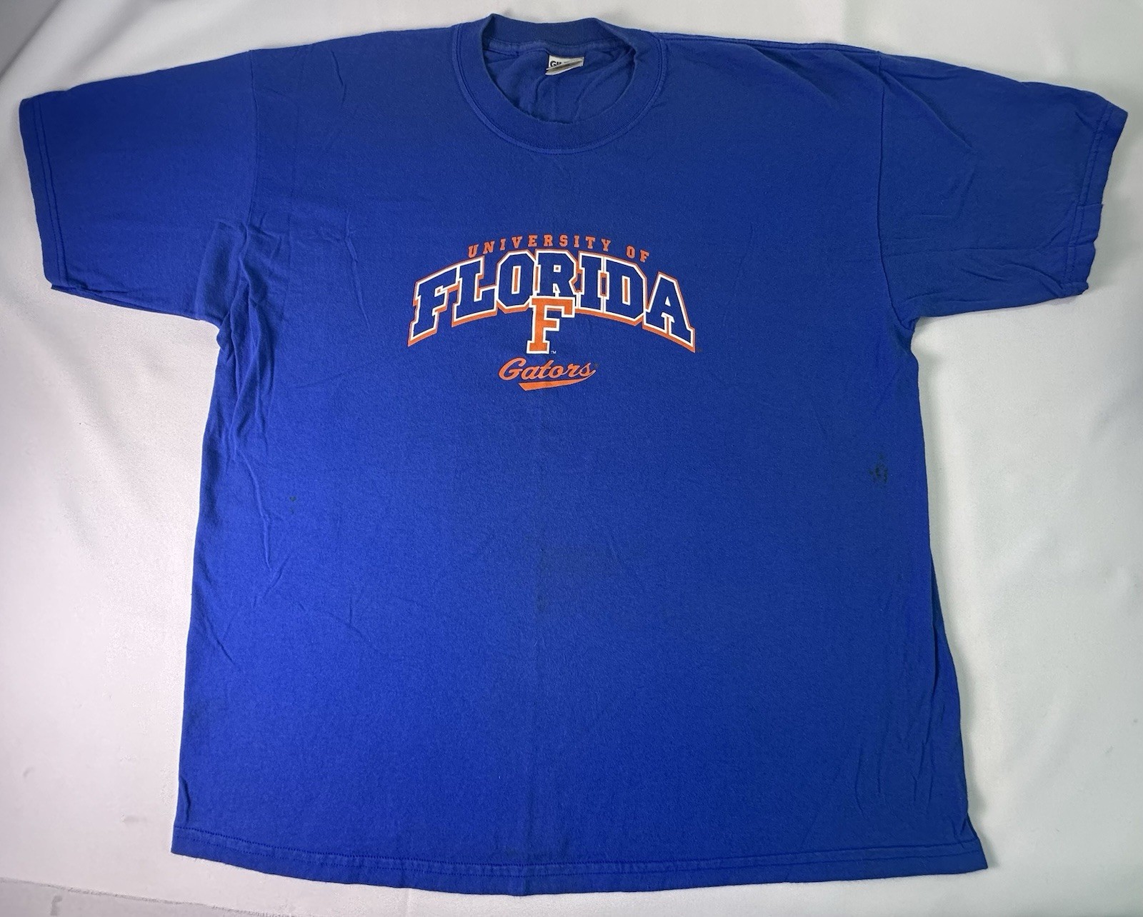 Gildan Activewear Heavy Weight Cotton Mens XL Blue T Shirt University Of Florida