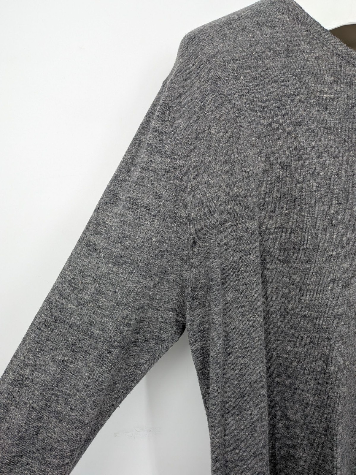 Billy Reid Henley Long Sleeve Shirt Lightweight Knit Minimalist Quiet Luxury XXL