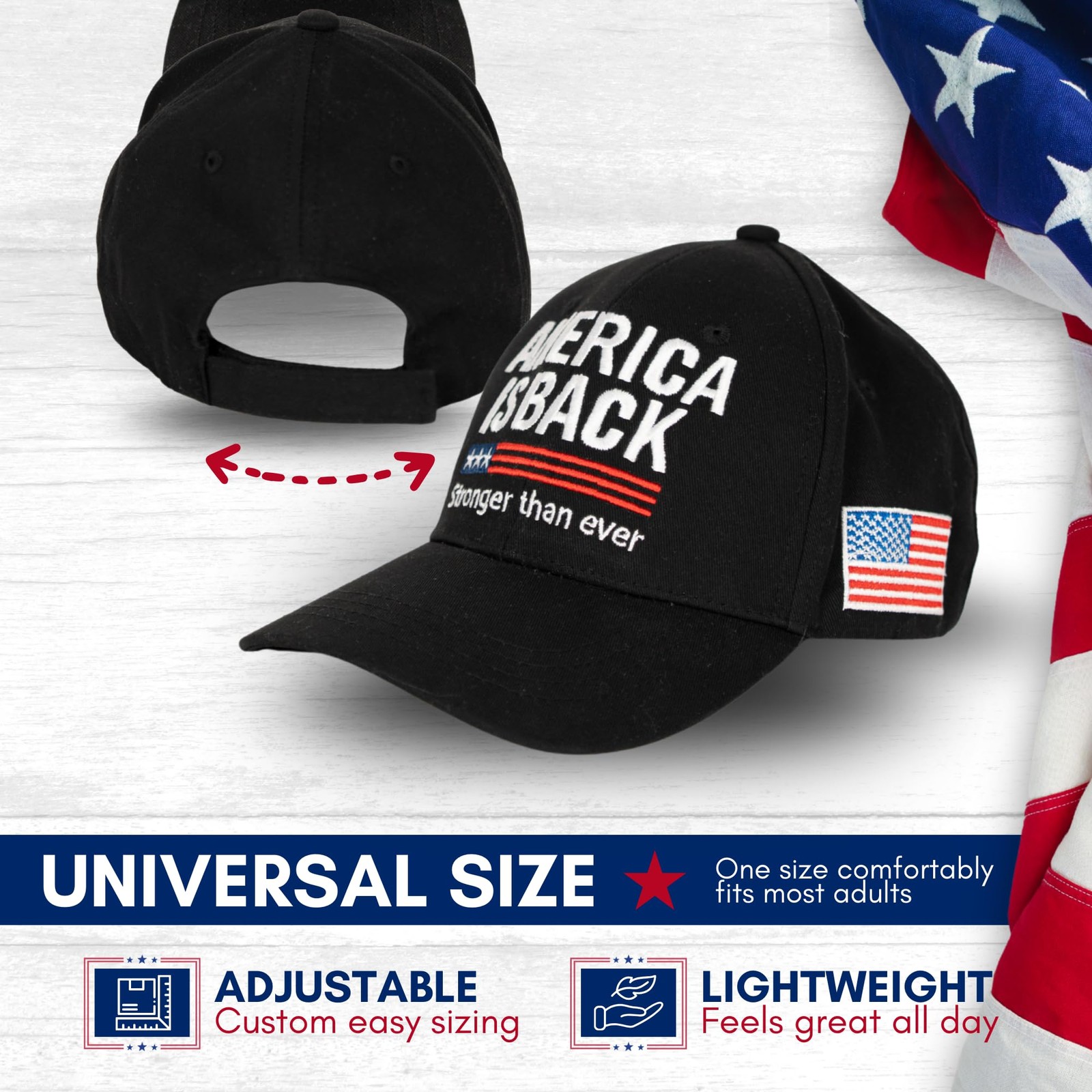 American Flag Hat for Men Women, USA Hats Baseball Cap, Patriotic Caps Outfit…