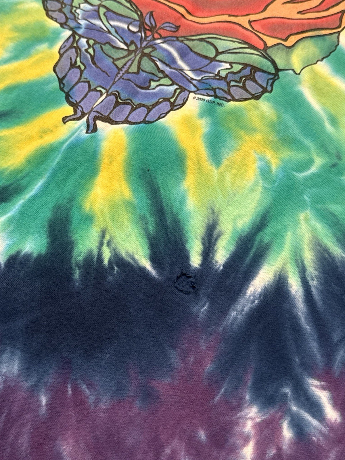 VTG Grateful Dead The Other Ones Further Liquid Blue T-Shirt Tie-Dye Men Size XL