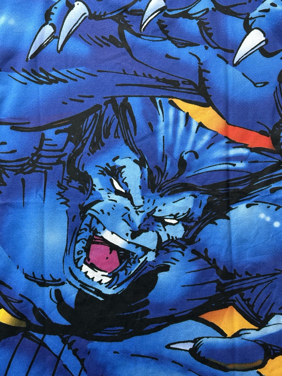 Bait x Marvel Comics Jim Lee X-Men Beast All Over Print T Shirt Men’s M New