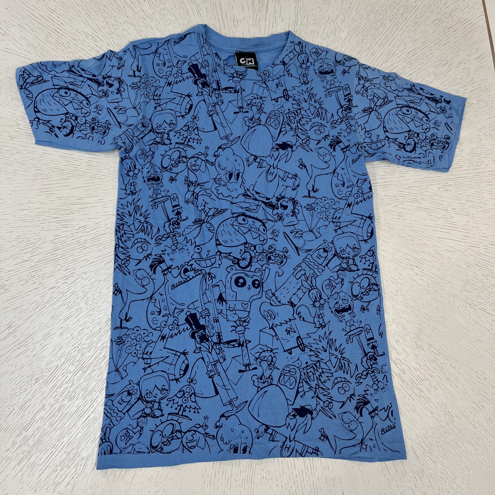 Cartoon Network Fosters Home For Imaginary Friends T Shirt Teens Small Blue Rare