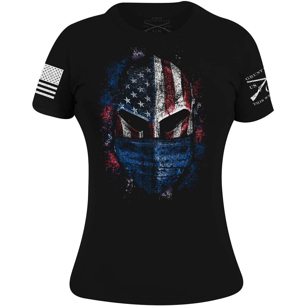 Grunt Style Women’s Spartan Prepared T-Shirt – Black
