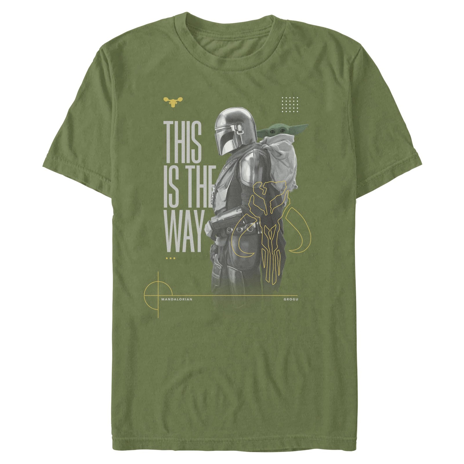 Men’s Star Wars: The Mandalorian and Grogu This Is The Way Bounty Hunter T-Shirt