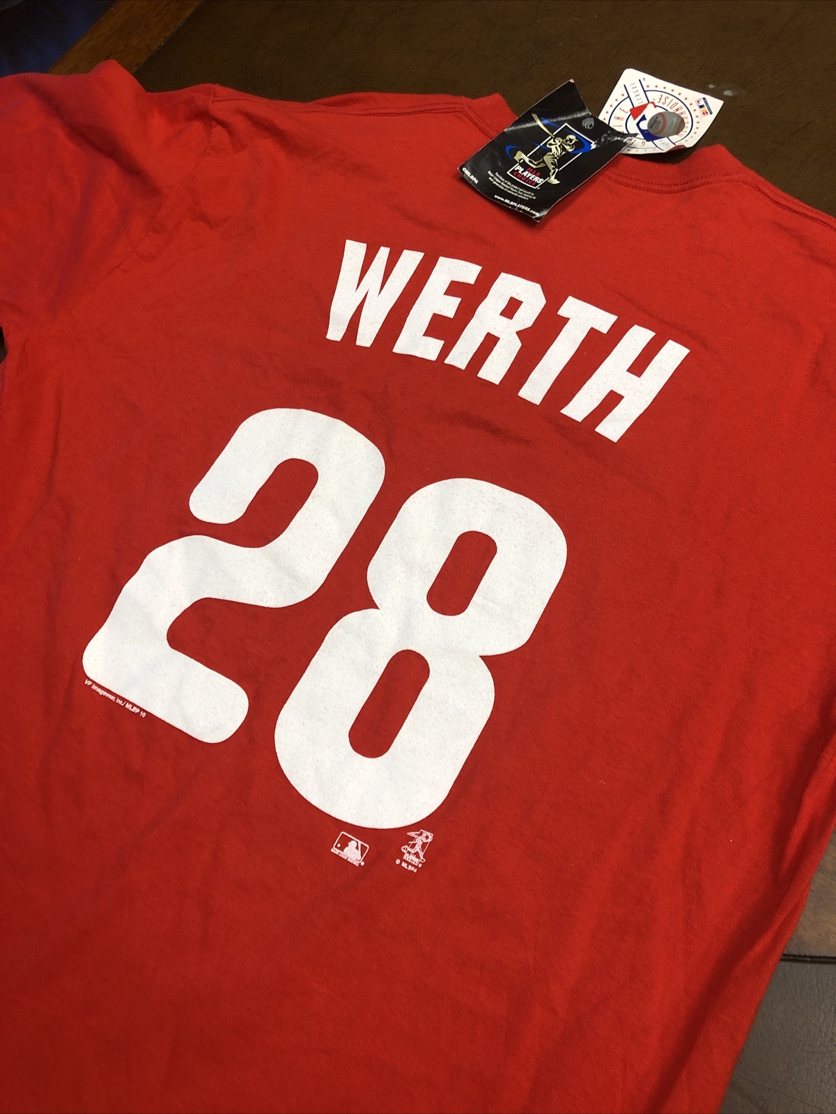 New MLB Genuine Merchandise Jason Werth Phillies Jersey Shirt XL Rare VTG Gift