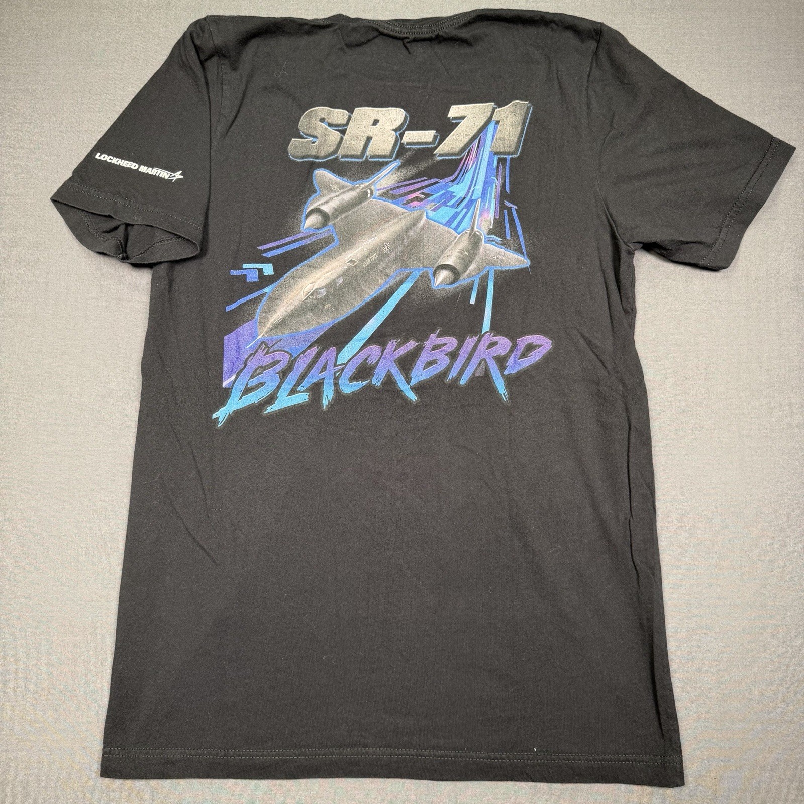 SR-71 Shirt Mens Medium Lockheed Martin Skunk Works Military Aircraft