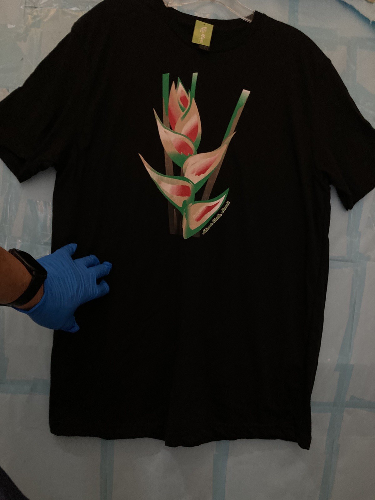 [New] HELICONIA STRICTA FLOWER Unisex T-SHIRT; LARGE; New with Tag