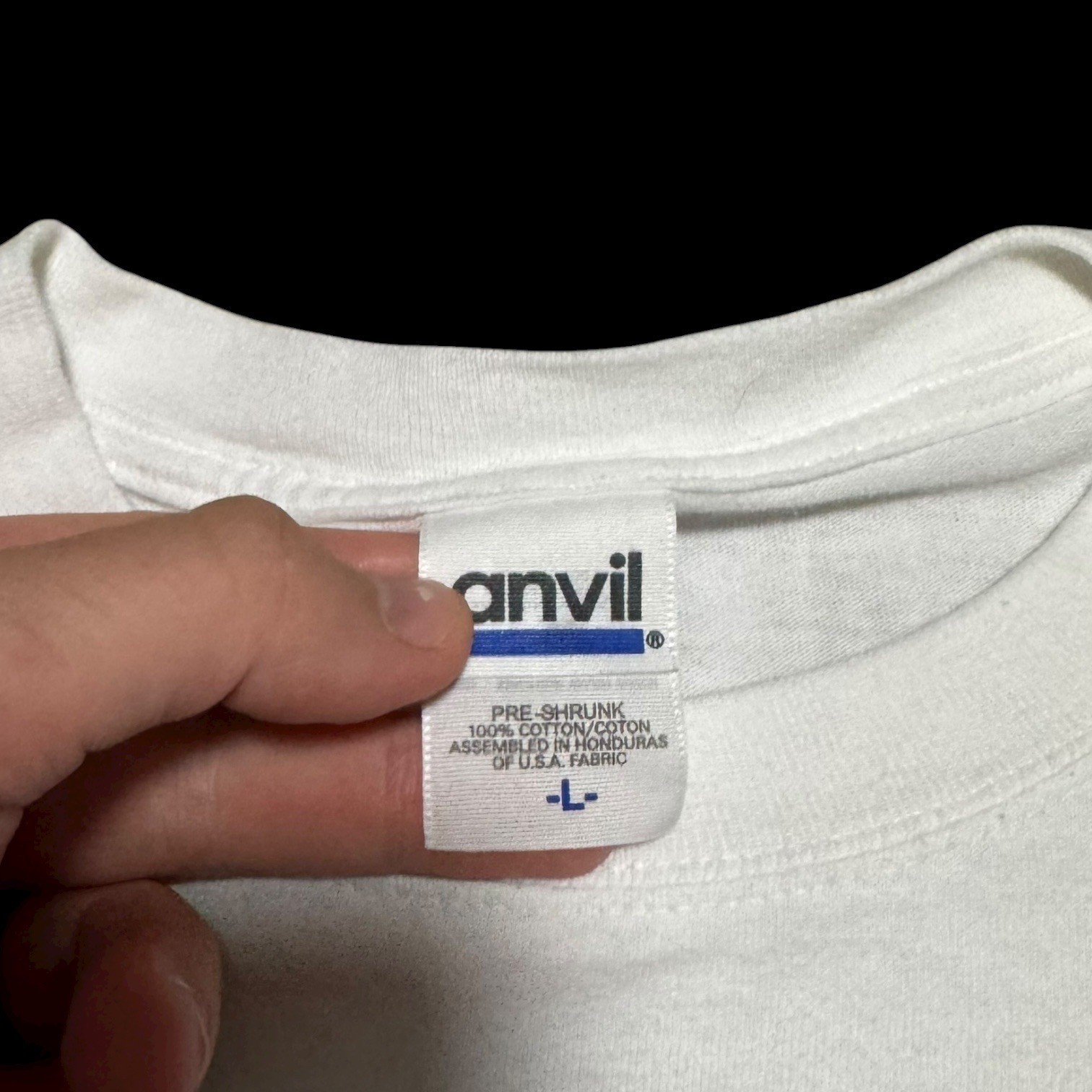 2000s Anvil Restore the Wolf Red Riding Hood Died White Shirt Men’s Large