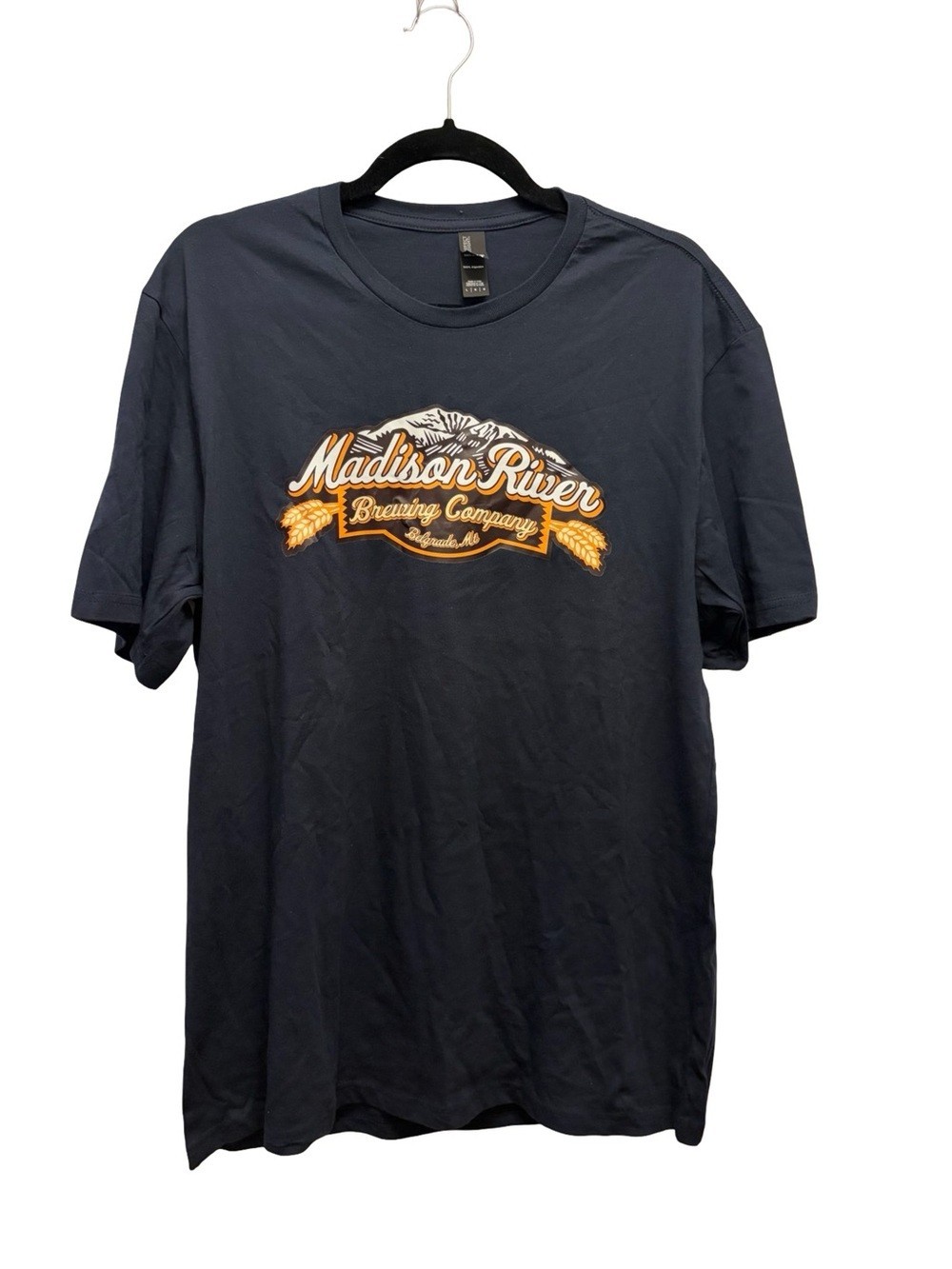 Madison River Brewing Company T Shirt Men’s Large Brewery Beer Belgrade Montana