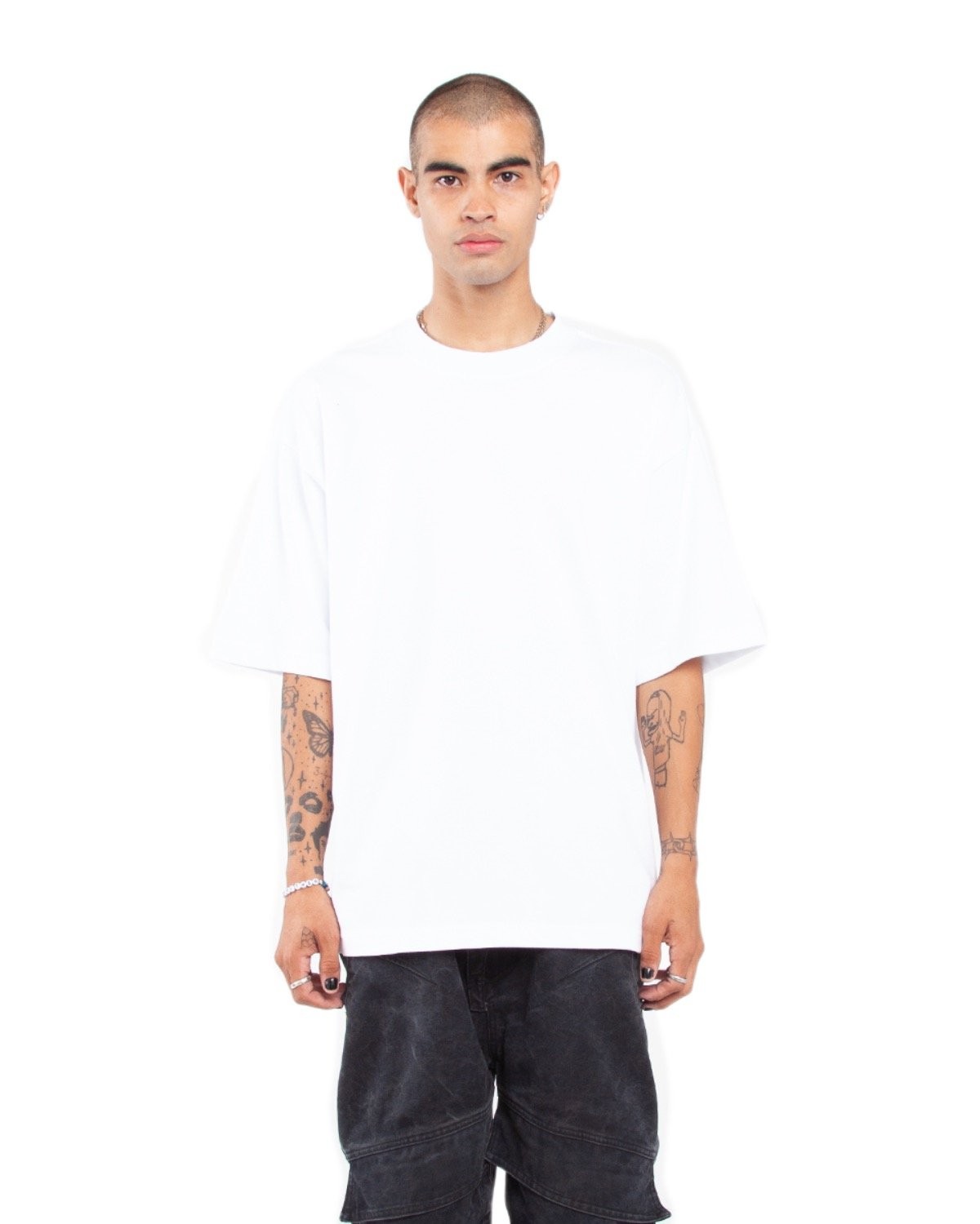 Pack Of 6 Shaka Wear GDN Mens Garment Dye Designer Tee Drop Shoulder T-Shirt