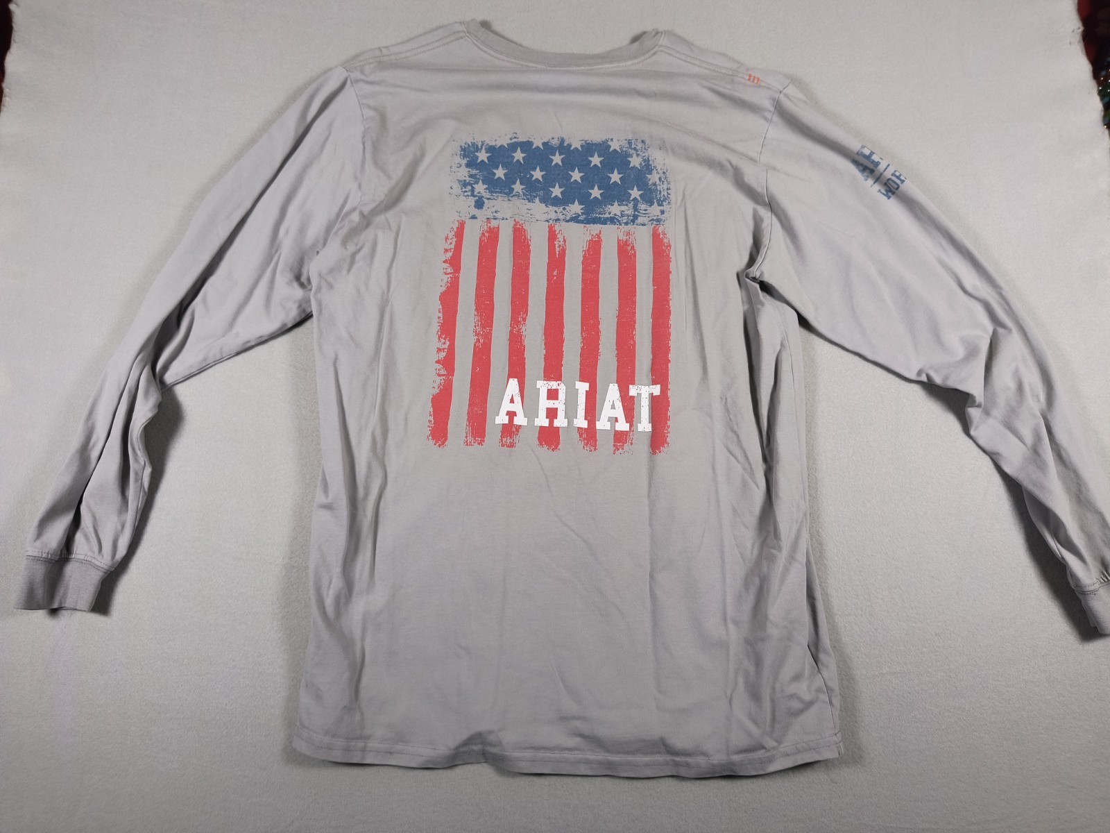Lot 4 Ariat Work FR Flame Resistant Crew Shirt Mens L Gray Tan CAT 2 NFPA 2112