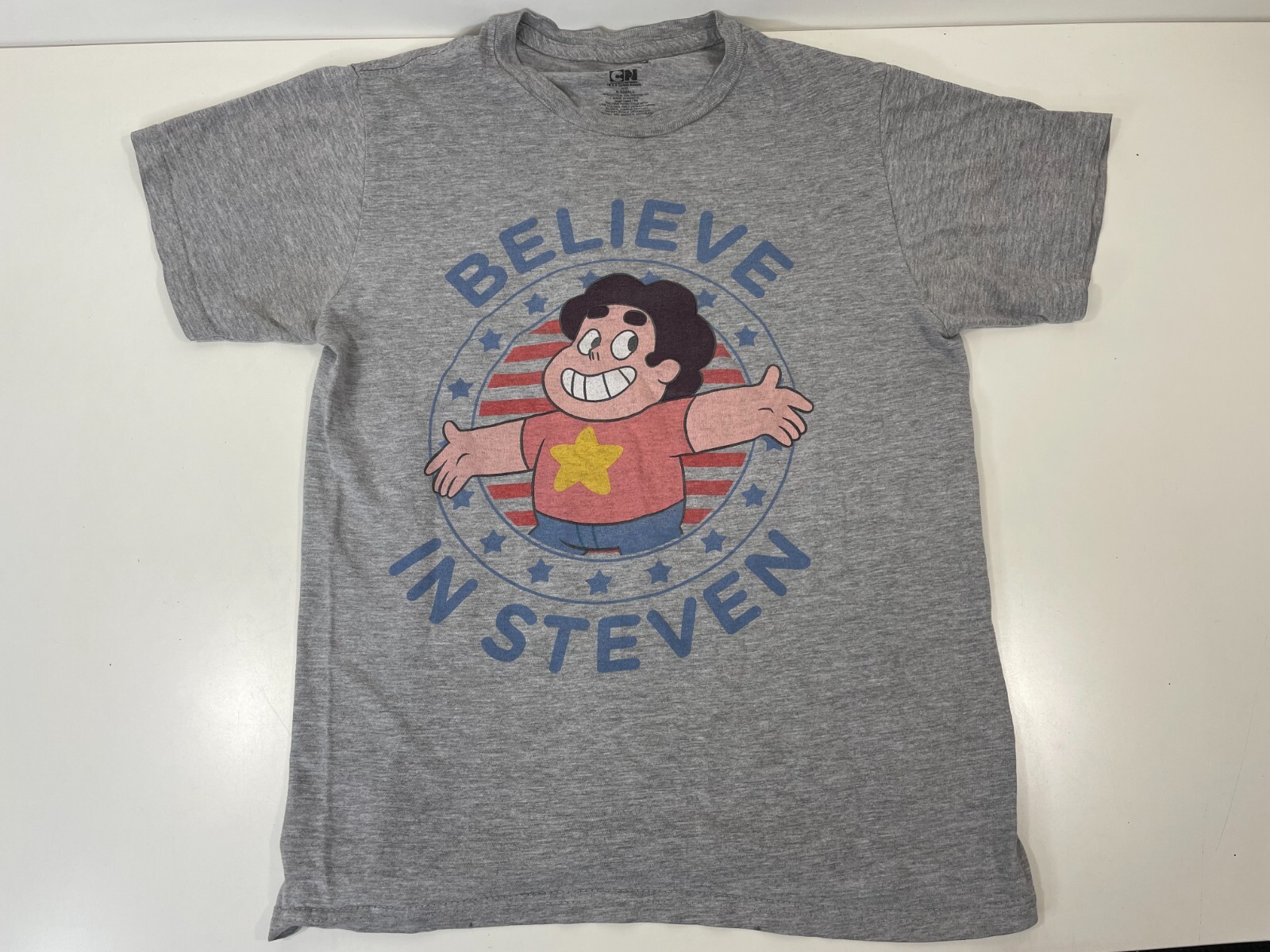 Steven Universe Cartoon Network Mens T-Shirt XS X-Small Heather Gray Tee