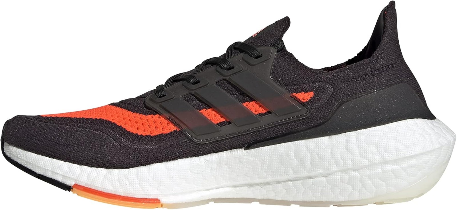 Adidas Men’s Ultraboost 21, Carbon/Black/Solar Red, 12 – Carbon/Black/Solar Red