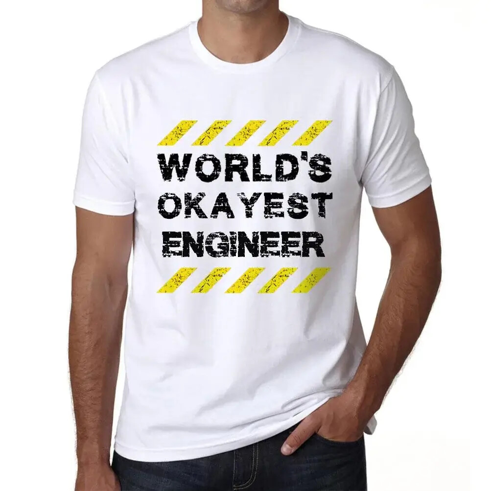 Men’s Graphic T-Shirt Worlds Okayest Engineer Eco-Friendly Limited Edition