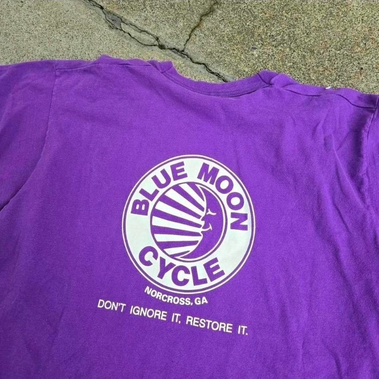 Vtg 90s BMW Motorcycle T Shirt Purple XL Racing Biker Dealer Beamer