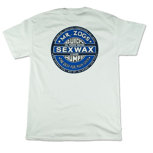 Sex Wax Quick Humps Short Sleeve Tee – Men’s – Medium / White
