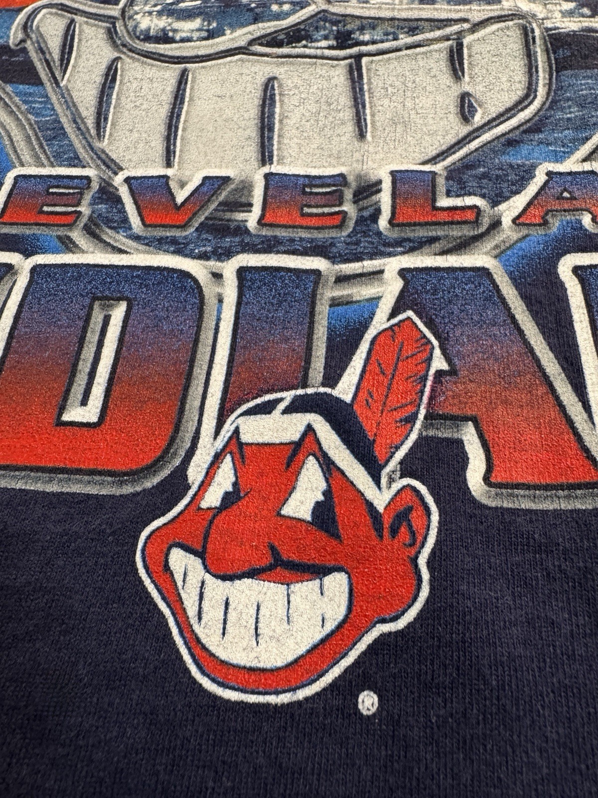 Vintage 1999 Cleveland Indians Chief Wahoo Shirt Men’s Sz XXL Pro Player MLB 90s