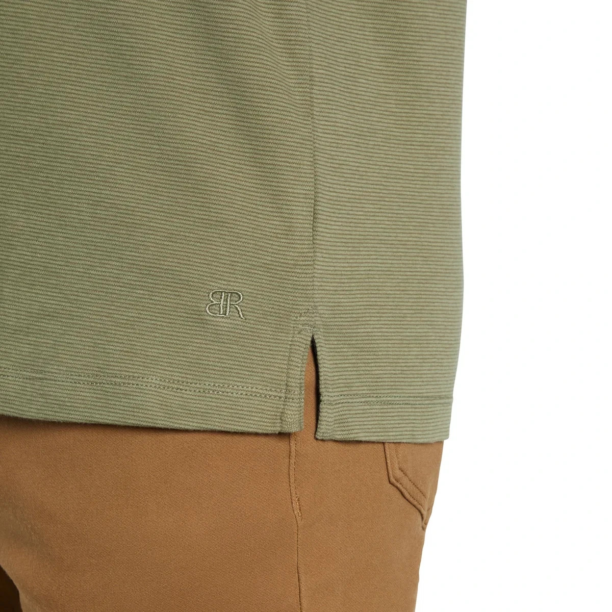 Banana Republic Men’s Luxe Touch Performance Tee, Green, Size S