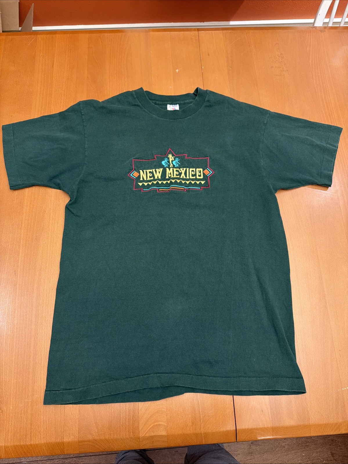 Vintage Single Stitch Embroidered New Mexico T-Shirt Large