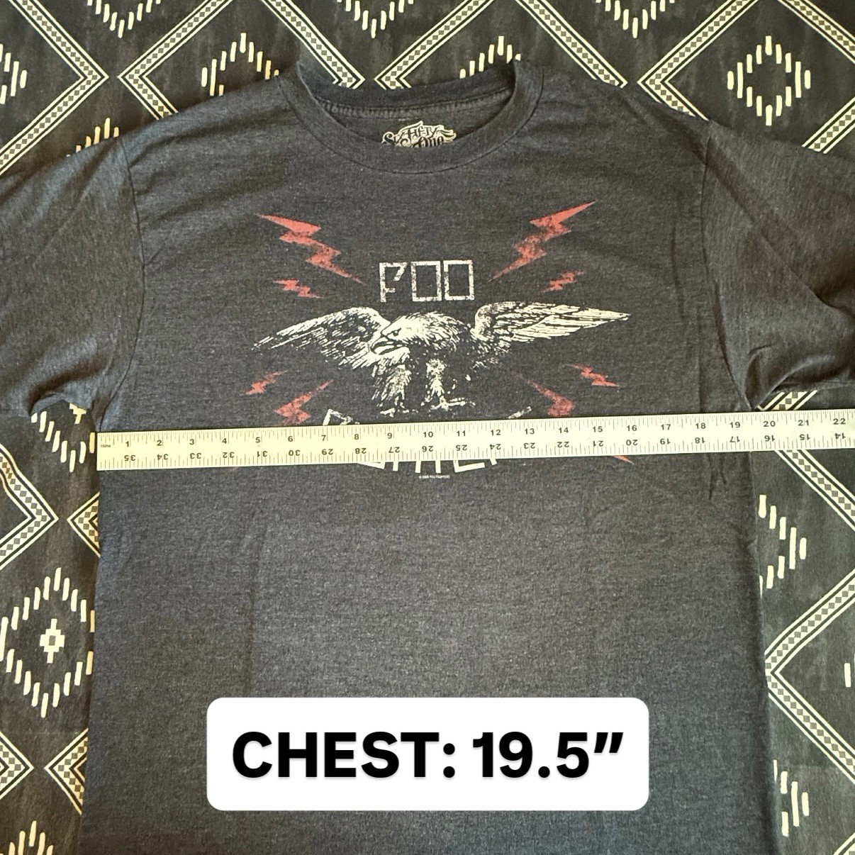 FOO FIGHTERS Thunder Eagle Licensed Alt Rock T-Shirt 2008. MEDIUM Preowned NV