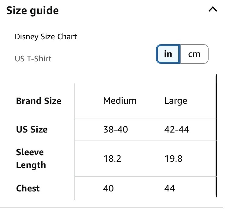 Disney Villains Map Men’s Size M C207