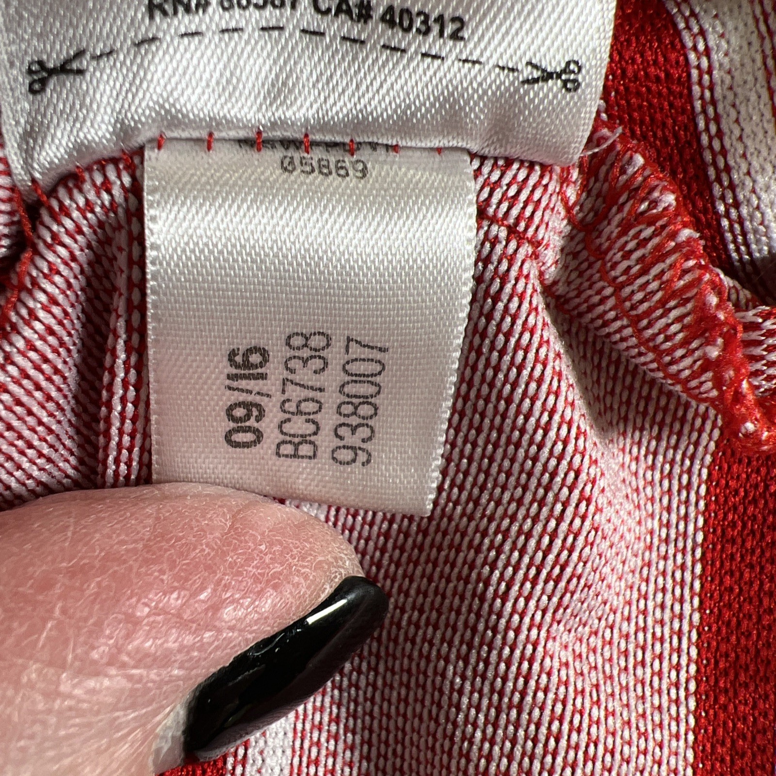 Adidas Men’s Size Extra Large Sport Red/White Striped Golf Polo Shirt With Logo