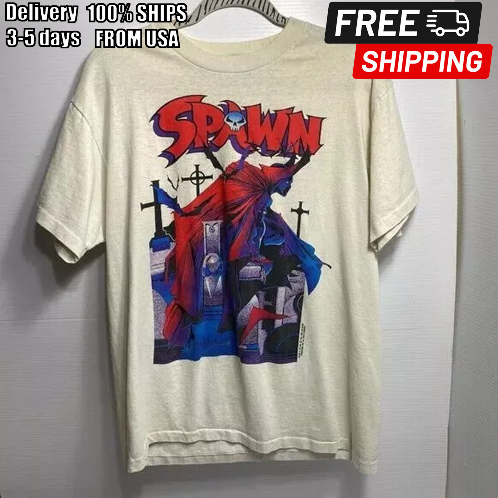 Spawn Movie Shirt, Spawn Movie Natural T-shirt Unisex S-5XL Gift For Fan VN3782