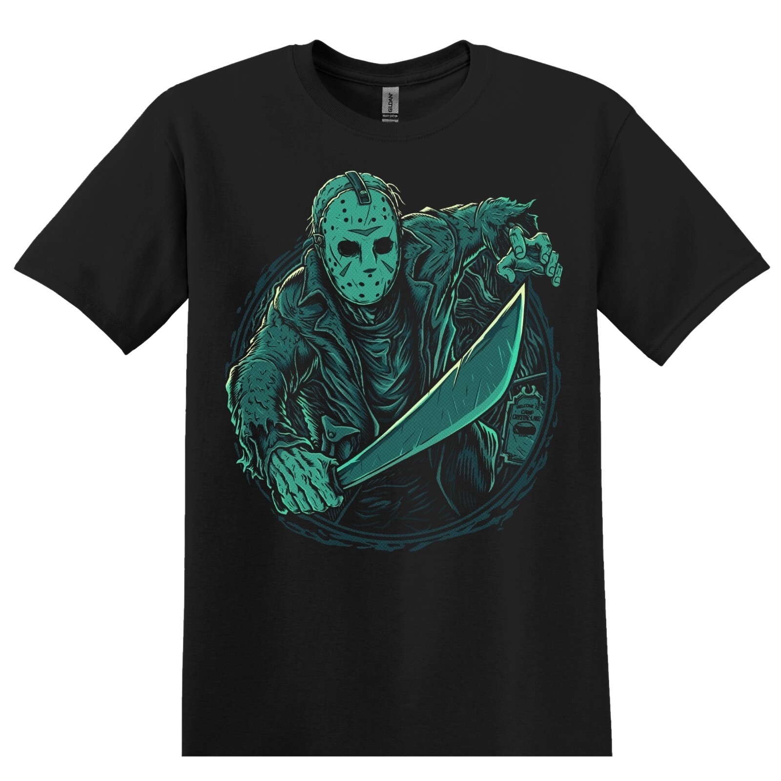 Jason Voorhees Horror Movie T-Shirt Black S-3XL Friday The 13th