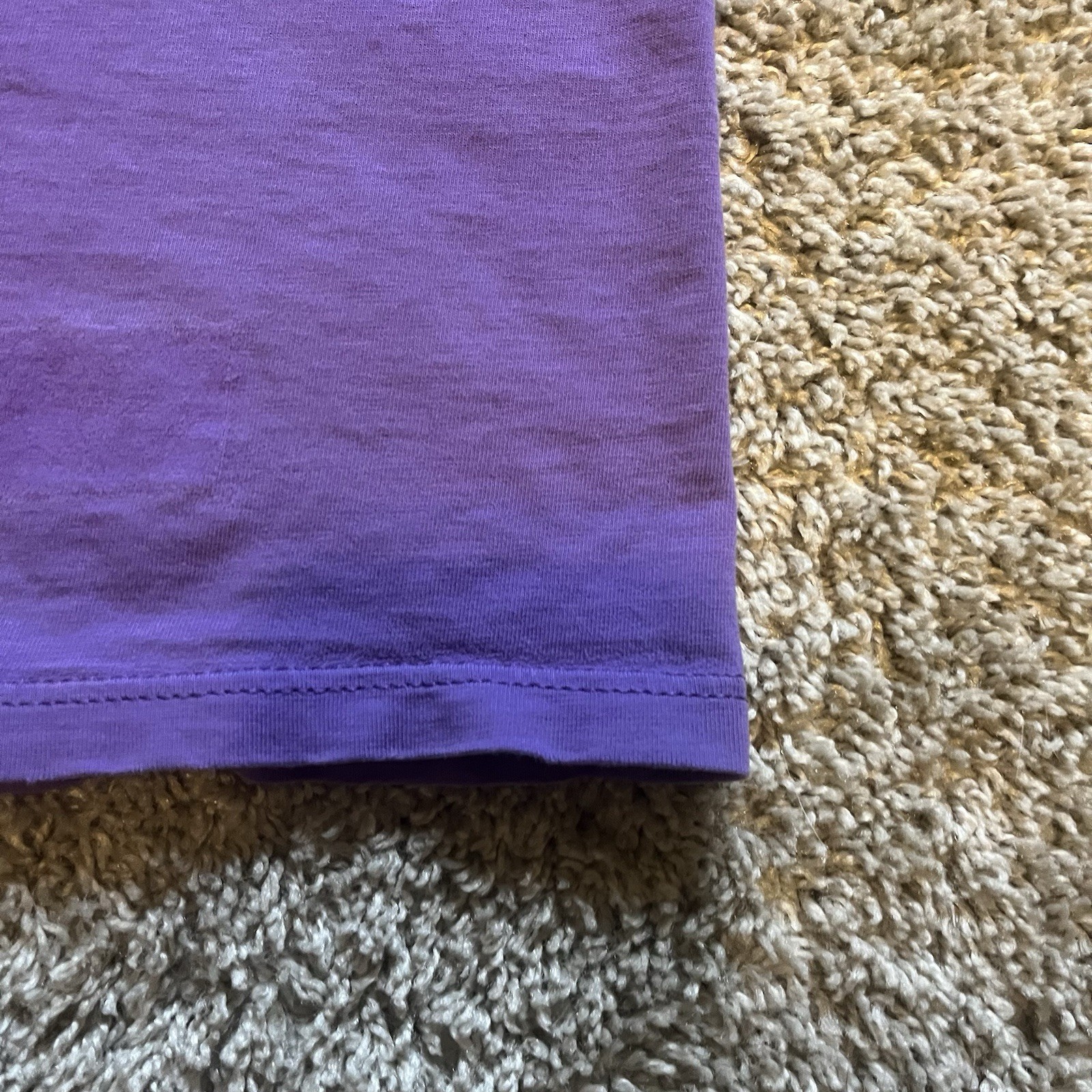 Vintage 90s Russell Athletic Pocket T Shirt Ghost Pocket Men’s Large Faded Purp
