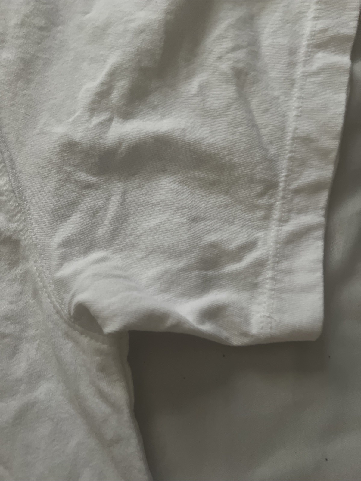 AllSaints London Redact Oversized Embroidered Logo T Shirt Ashen White L $99
