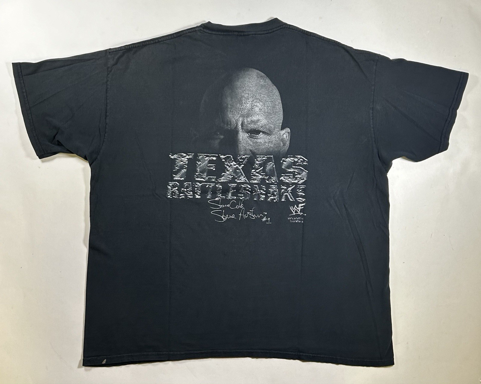 Vintage WWF Stone Cold Steve Austin The Texas Rattlesnake 1999 T-Shirt Size 3XL