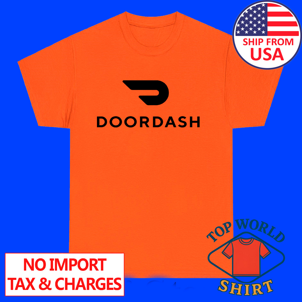 Doordash Food Delivery Driver Men’s Orange Size S to 3XL