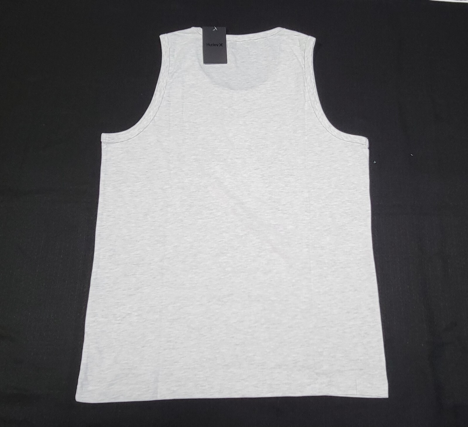 Hurley Men’s The One & Only Graphic Tank Top Island Vibes Pineapple Tank -gray