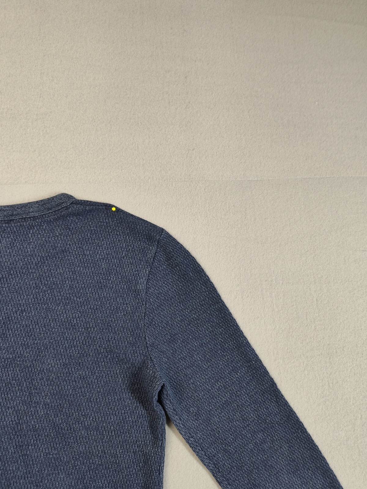 Hollister Men Shirt 2XS Navy Blue Crew Neck Long Sleeve Logo Casual