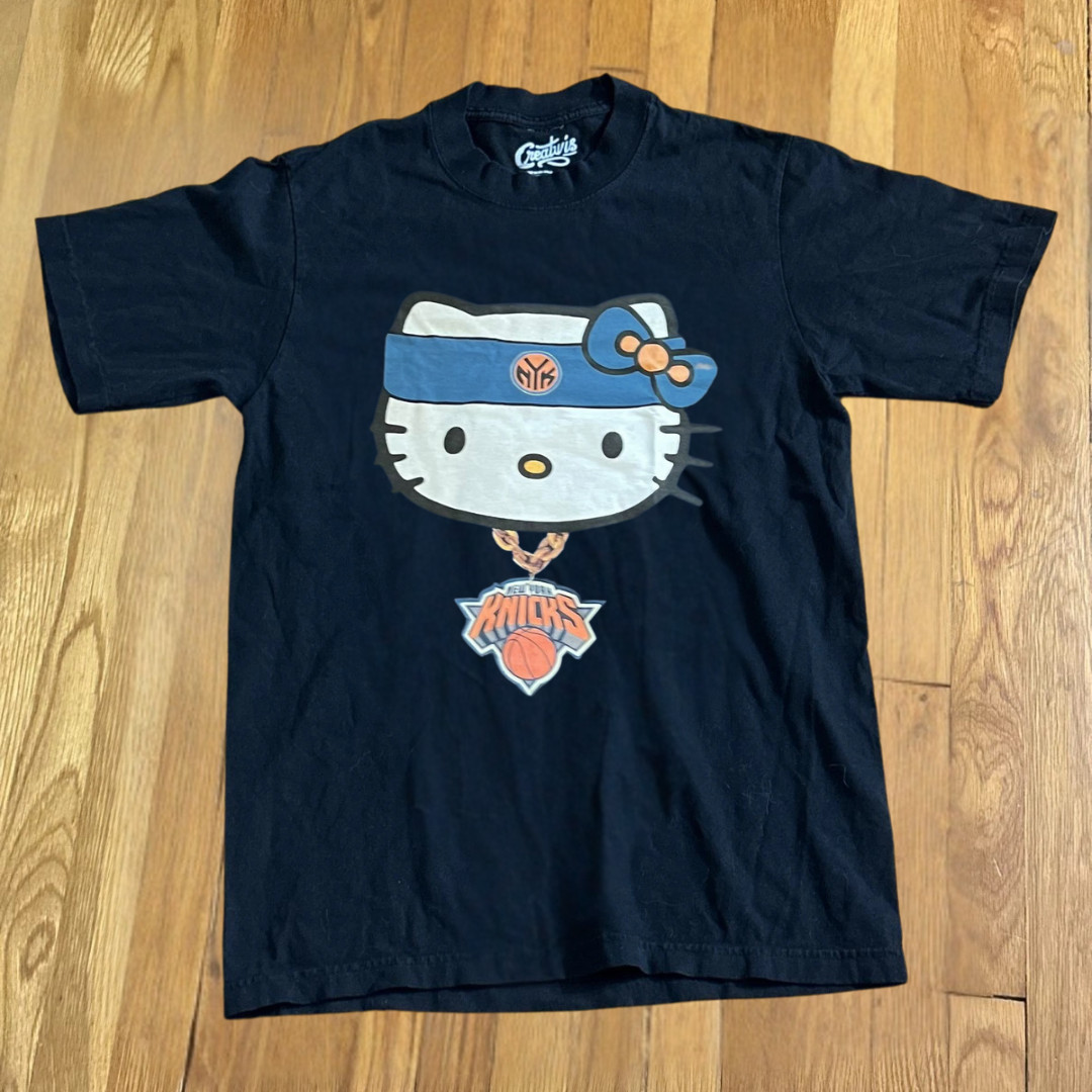 🐱 New York Knicks Towns Anunoby Brunson BLACK Shirt NYK 2026 Champions