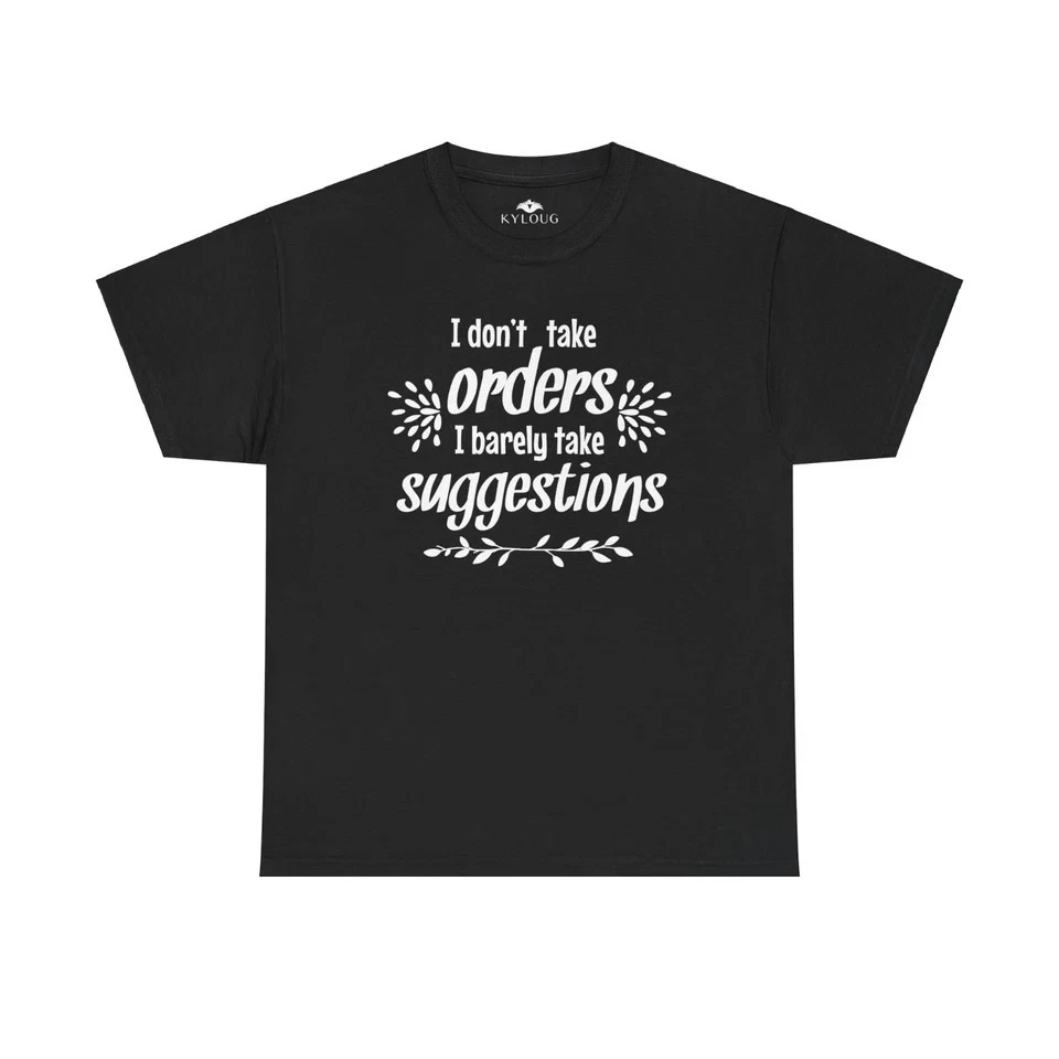 Classic Fit Humour Tee | Unisex Round Neck Funny Text Printed Casual T-Shirt