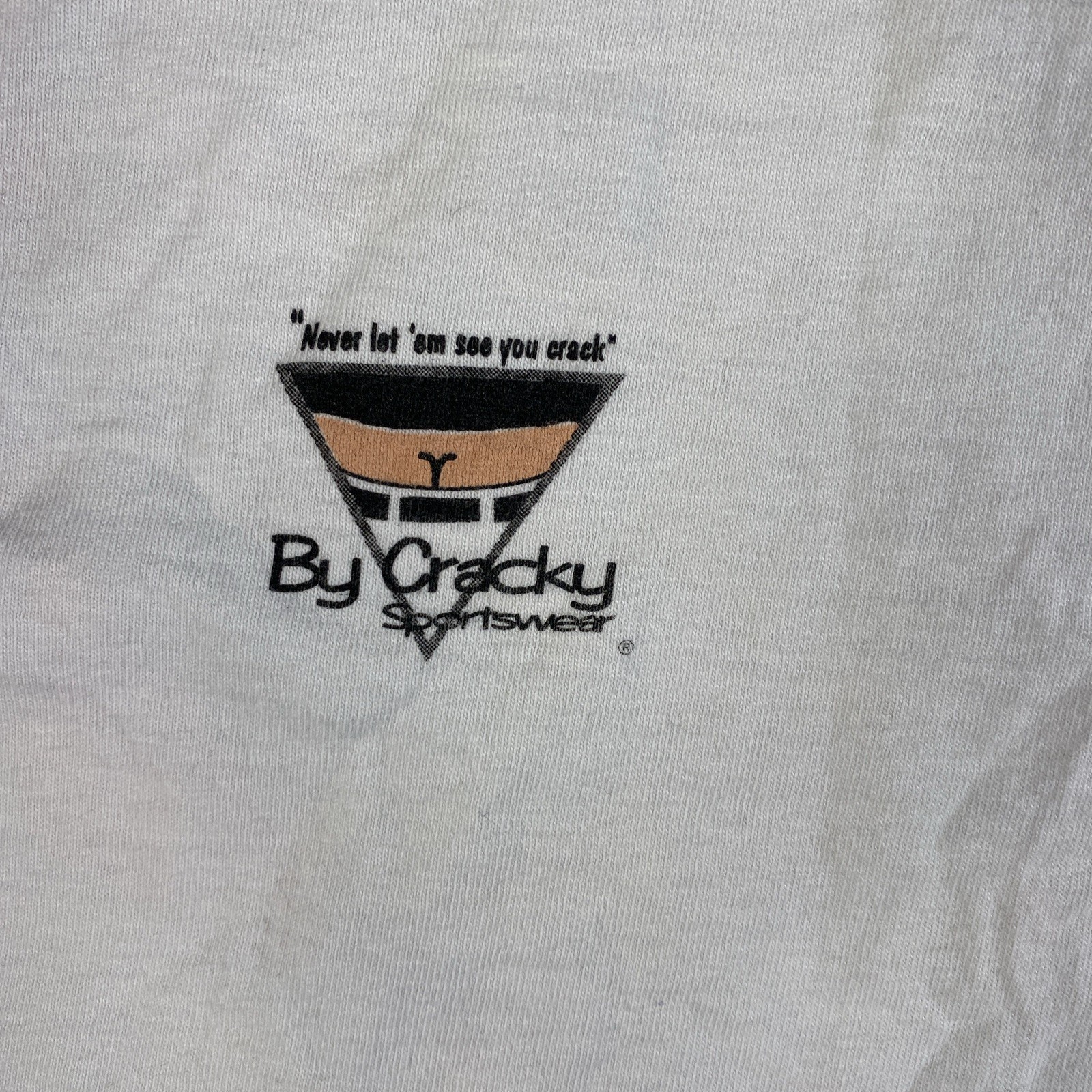 Vintage 90’s Single Stitch Funny Graphic Golf Shirt USA Made Size XL Cracky