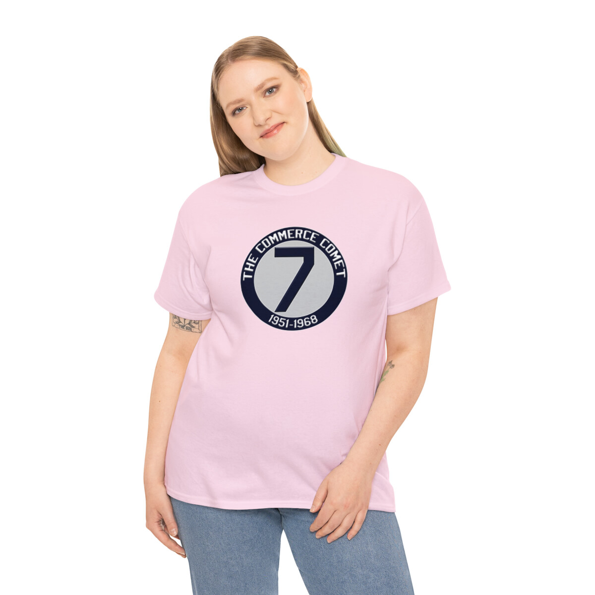 The Commerce Comet, Mickey Mantle – Unisex Heavy Cotton Tee