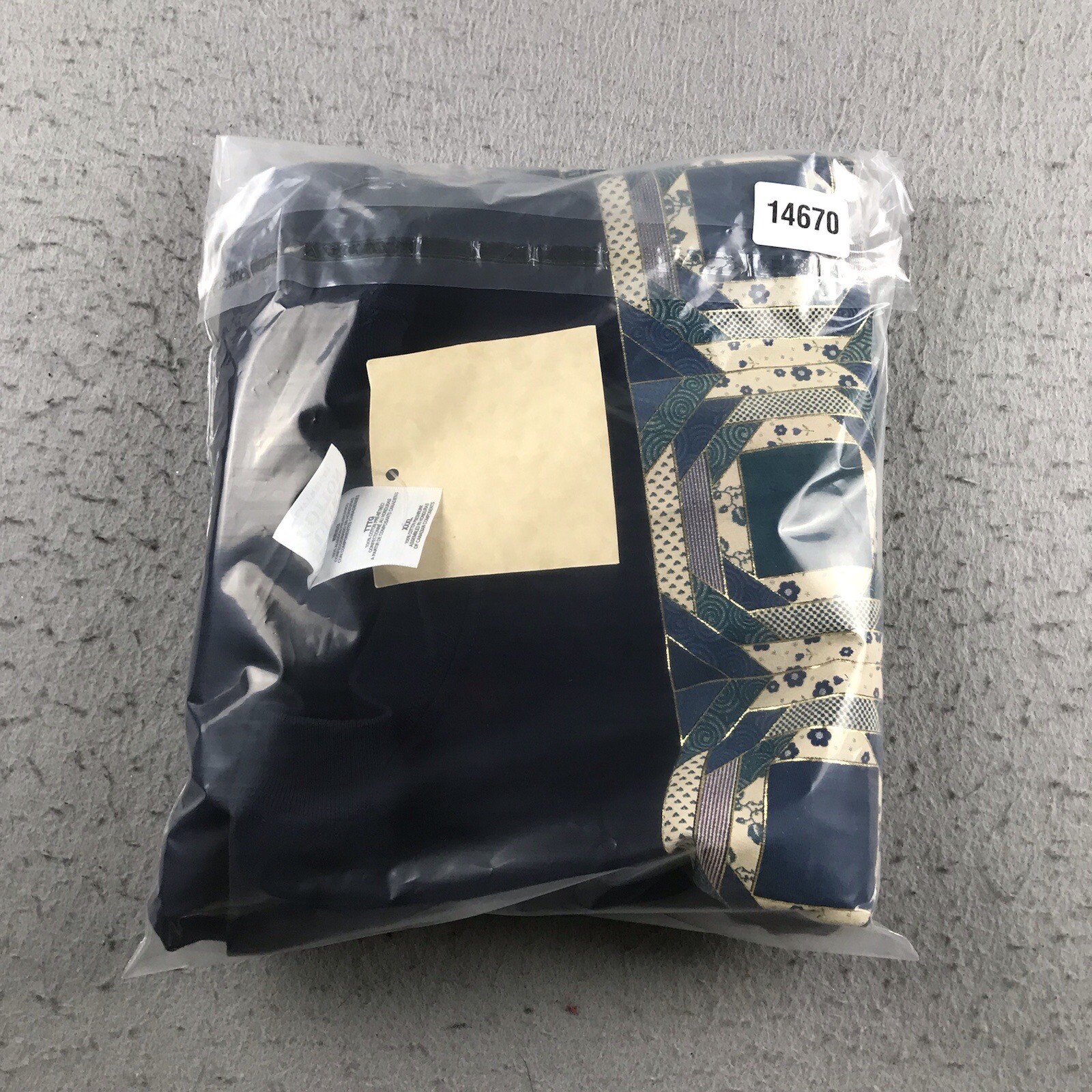 Maine Quilts Shirt Mens 3XL Blue Crew Neck Short Sleeves Crossroad Designs NWT