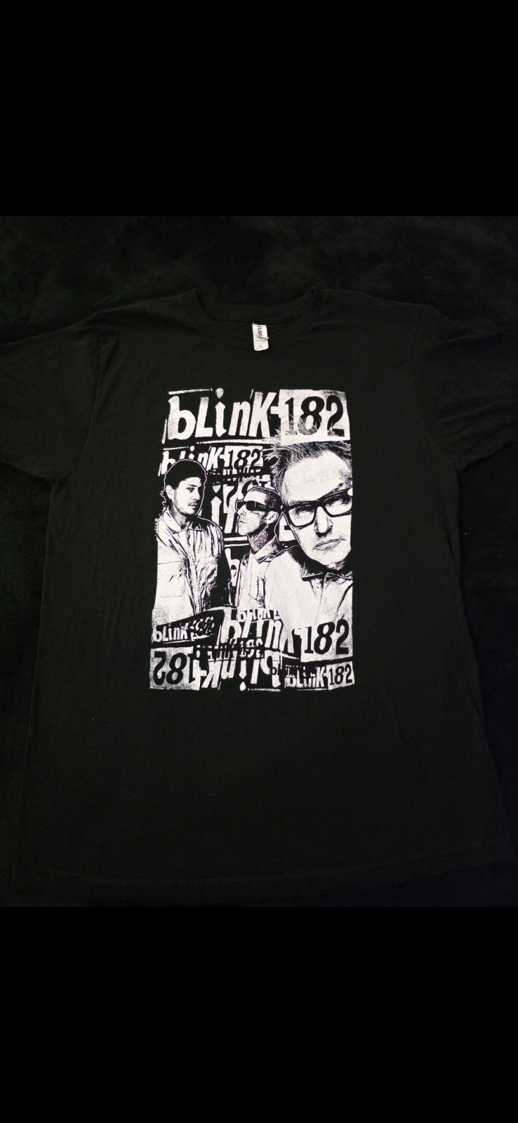 Blink 182 World Tour ’23-’24 Unisex L Black Short Sleeve Crew Neck Graphic Tee
