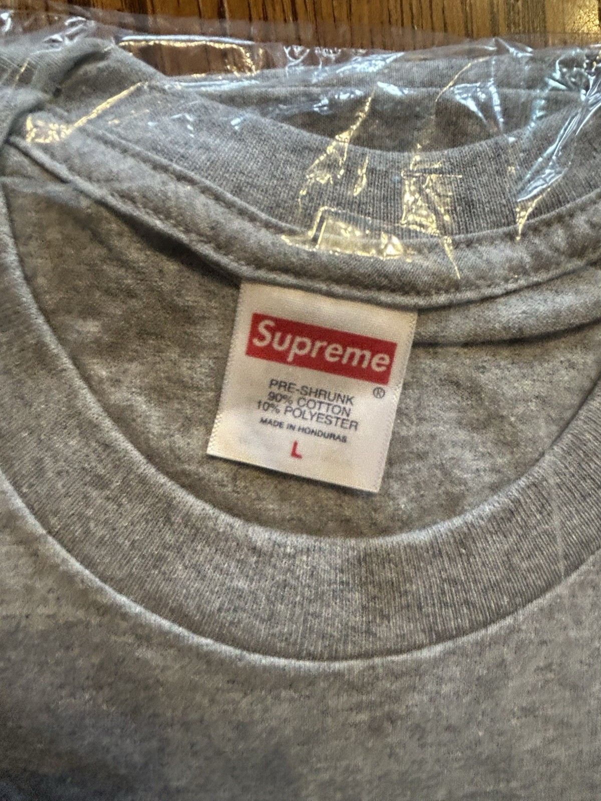 Supreme The Grinch T Shirt Size Large (Gray) 100% Authentic