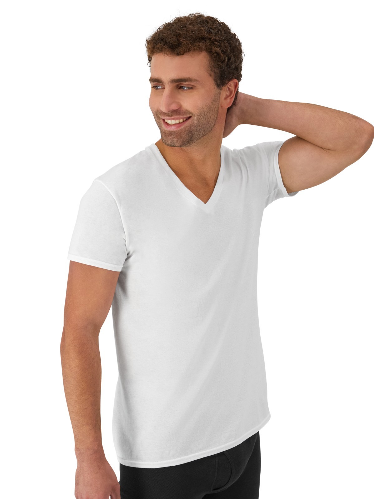 Hanes Men’S Value Pack White V-Neck Undershirts, 10- Pack and 6- Pack