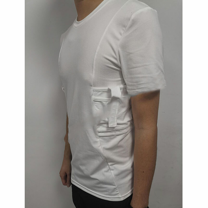Mens Womens Tactical Combat Pullover Top T-Shirt Blouse Tee With Hidden Holster^