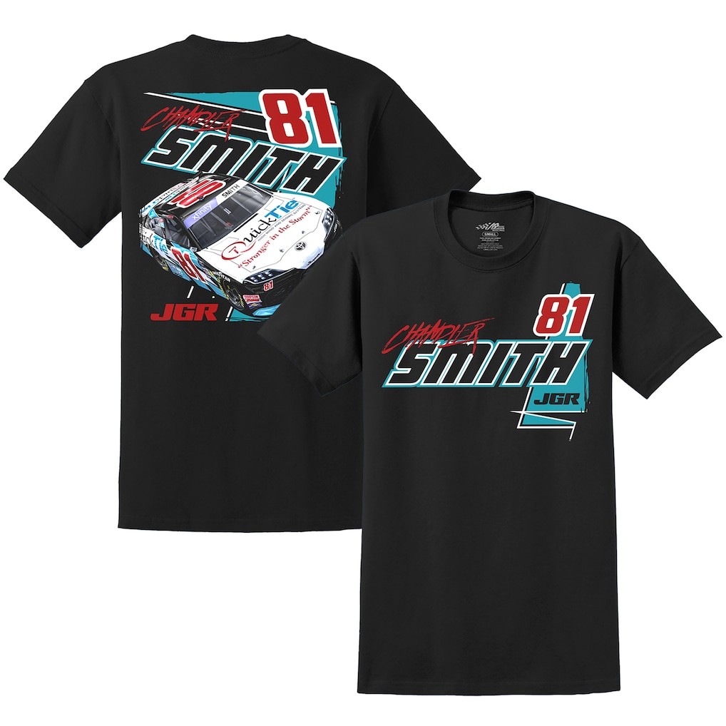 Chandler Smith NASCAR Shirt Joe Gibbs Racing Quick Tie Car Racing Tee