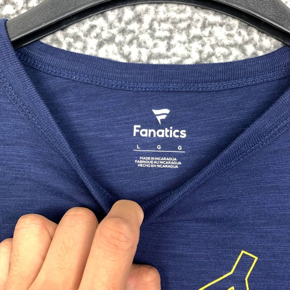 Los Angeles Galaxy Shirt Men Large Fanatics Short Sleeve Crew Neck Cotton New