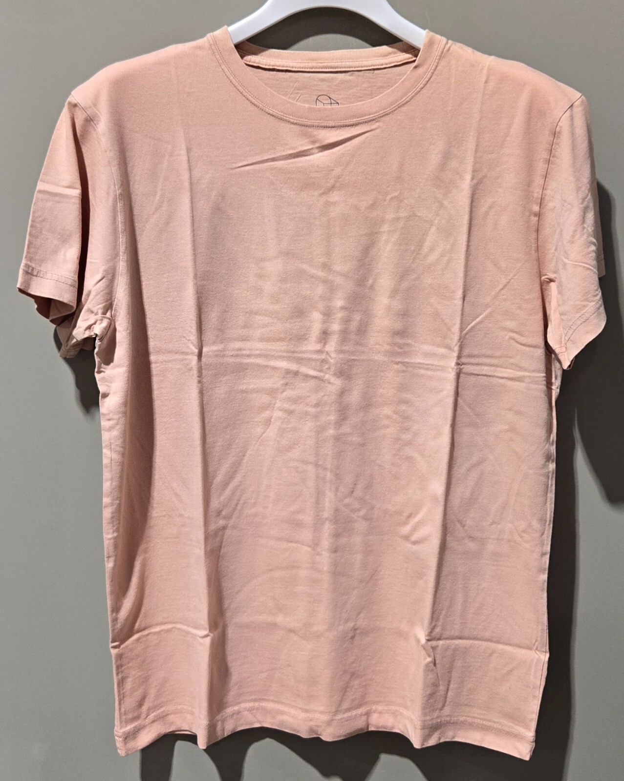 Original Use Apricot Brown SS Crewneck Cotton T-Shirt — Size Medium 38/40