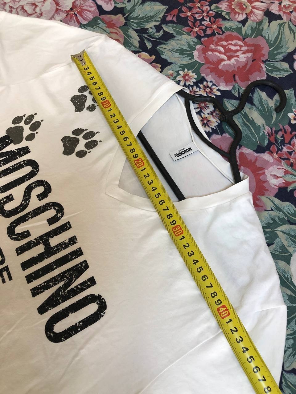 Moschino Couture Big Logo Y2K T Shirt Men White Size XL Designer Tee