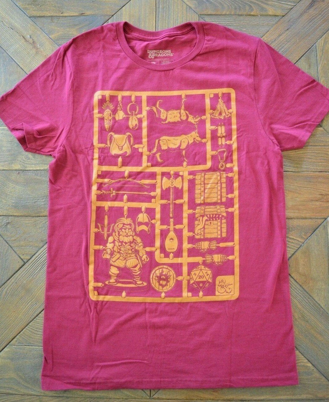 Loot Crate Dungeons & Dragons Men’s Scarlet Red T-Shirt PICK YOUR SIZE S – 3XL
