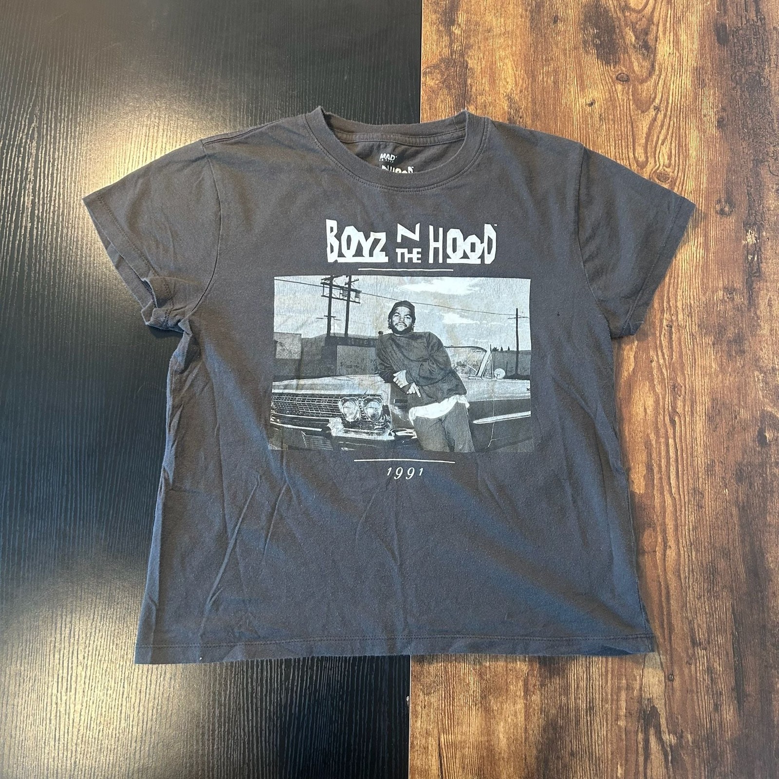 Mad Engine Boyz N The Hood Ice Cube 1991 Graphic T-Shirt