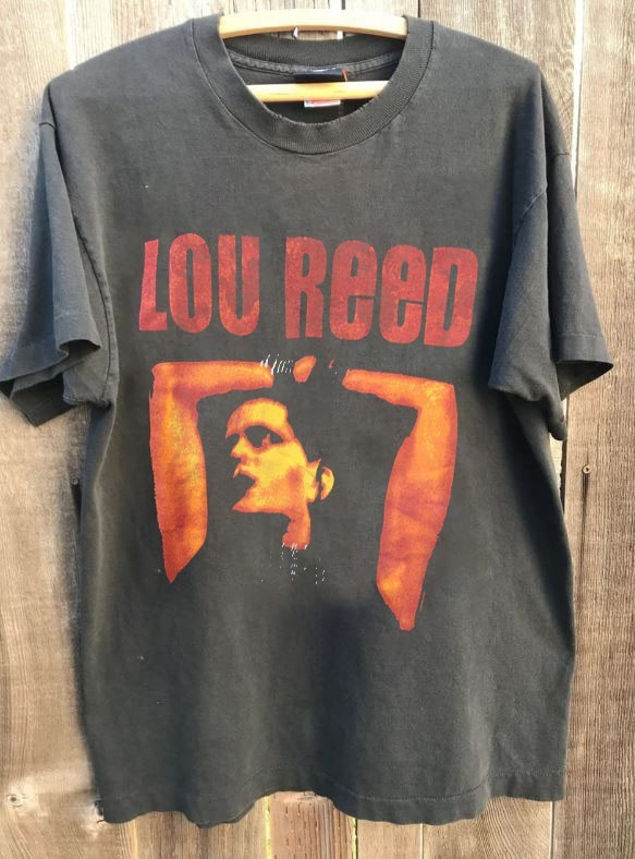 Lou Reed Rock and Roll Animal Charcoal Short Sleeve Unisex T shirt S-5XL KH17727